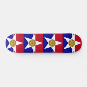 Vlag van Dallas, Texas Skateboard (Horizontaal)