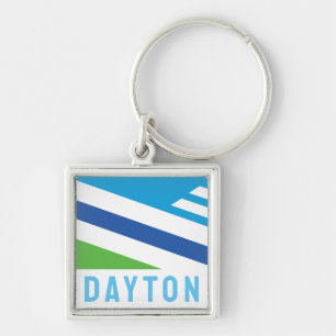 Vlag van Dayton, Ohio (2021) Sleutelhanger