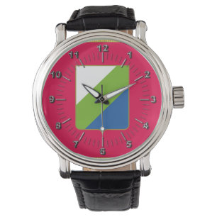 Vlag van de Abruzzen (Italië) Horloge