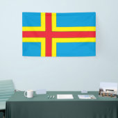 vlag van de Alandeilanden Spandoek (Beurs)
