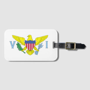 Vlag van de Amerikaanse Maagdeneilanden Bagagelabel