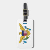 Vlag van de Amerikaanse Maagdeneilanden Bagagelabel (Voorkant verticaal)