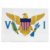 Vlag van de Amerikaanse Maagdeneilanden Groot Cadeauzakje (Achterkant)