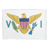 Vlag van de Amerikaanse Maagdeneilanden Kussensloop (Voorkant)
