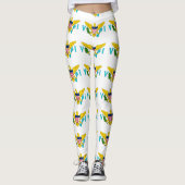 Vlag van de Amerikaanse Maagdeneilanden Leggings (Voorkant)