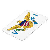 Vlag van de Amerikaanse Maagdeneilanden Magneet (Linkerzijde)