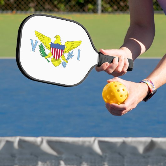 Vlag van de Amerikaanse Maagdeneilanden Pickleball Paddle (Insitu)