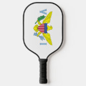 Vlag van de Amerikaanse Maagdeneilanden Pickleball Paddle (Voorkant)