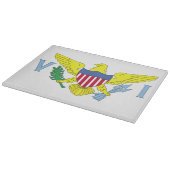 Vlag van de Amerikaanse Maagdeneilanden Snijplank (Hoek)