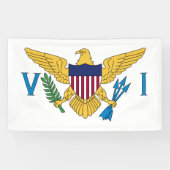 Vlag van de Amerikaanse Maagdeneilanden Spandoek (Horizontaal)