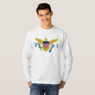Vlag van de Amerikaanse Maagdeneilanden T-shirt