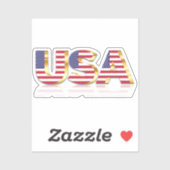 Vlag van de Amerikaanse Patriottische Sticker (Vel)