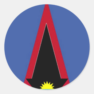 Vlag van de Amerikaanse Samoa Ronde Sticker