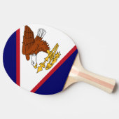 Vlag van de Amerikaanse Samoa Tafeltennisbatje (Zijkant)
