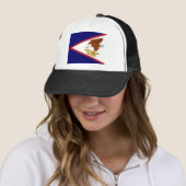 Vlag van de Amerikaanse Samoa Trucker Pet (In situ)