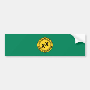 Vlag van de Amerikaanse staat Jefferson Bumpersticker