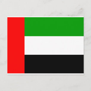 vlag van de Arabische Emiraten Briefkaart