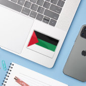 Vlag van de Arabische Opstand (1948-1959) Sticker (Laptop met iPhone)