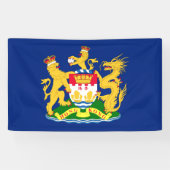 Vlag van de autonome beweging Hongkong - 龍 港 獅港旗]] Spandoek (Horizontaal)