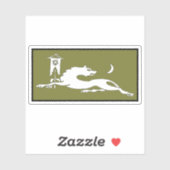 Vlag van de Avaren of Maharuls, Azerbeidzjan Sticker (Vel)