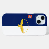 Vlag van de Azoren, Portugal Case-Mate iPhone Case (Achterkant (horizontaal))