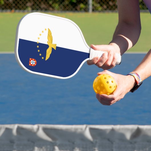 Vlag van de Azoren, Portugal Pickleball Paddle (Insitu)