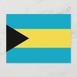 Vlag van de Bahama's Briefkaart