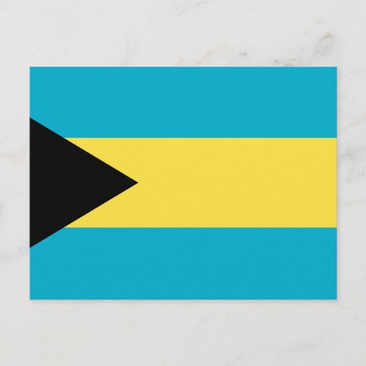 Vlag van de Bahama's Briefkaart (Voorkant)