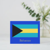 Vlag van de Bahama's Briefkaart (Staand voorkant)