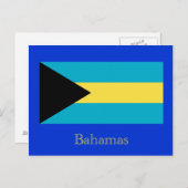 Vlag van de Bahama's Briefkaart (Voorkant / Achterkant)