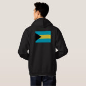 Vlag van de Bahama's Hoodie (Achterkant volledig)