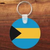 Vlag van de Bahama's Sleutelhanger (Voorkant)