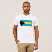 Vlag van de Bahama's T-shirt (Voorkant volledig)