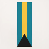 Vlag van de Bahama's Yogamat (Voorkant)