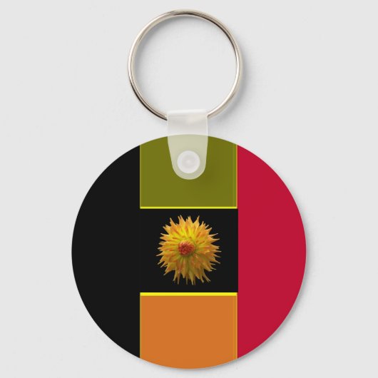 Vlag van de Belgische gestripte Sleutelhanger (Voorkant)