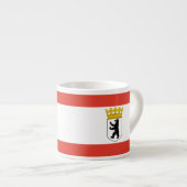 Vlag van de Berlijnse Espresso Cup Kop (Voorkant rechts)