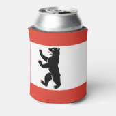 Vlag van de Berlijnse Koelbox Blikjeskoeler (Blikje Achterkant)