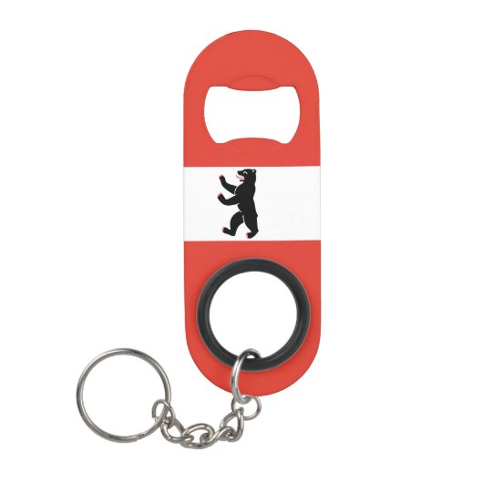 Vlag van de Berlijnse Sleutelhanger Bottle Opener Mini Flessenopener (Voorkant)