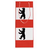 Vlag van de Berlijnse wijnzak Wijn Cadeautas (Achterkant)