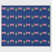 vlag van de Britse Maagdeneilanden Cadeaupapier (Vlak)