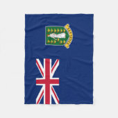 vlag van de Britse Maagdeneilanden Fleece Deken (Voorkant)