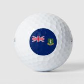 vlag van de Britse Maagdeneilanden Golfballen (Voorkant)