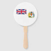 vlag van de Britse Maagdeneilanden Handwaaier (Achterkant)