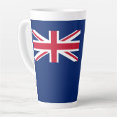 vlag van de Britse Maagdeneilanden Latte Mok (Linkerhoek)