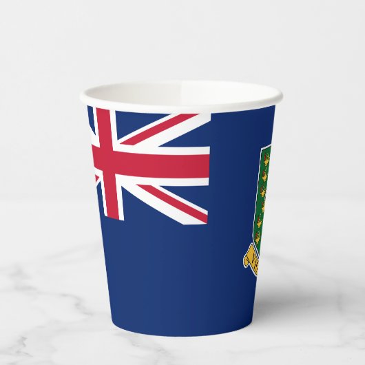 Vlag van de Britse Maagdeneilanden Papieren Bekers (Links)