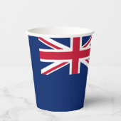 Vlag van de Britse Maagdeneilanden Papieren Bekers (Voorkant)