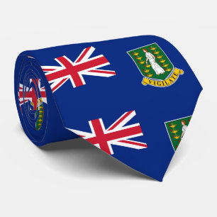 vlag van de Britse Maagdeneilanden Stropdas