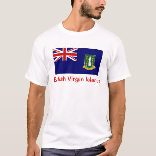 Vlag van de Britse Maagdeneilanden T-shirt