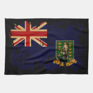 vlag van de Britse Maagdeneilanden Theedoek