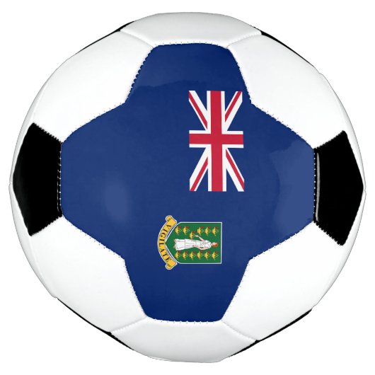 vlag van de Britse Maagdeneilanden Voetbal (Gedraaid)